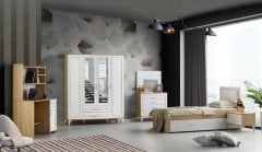 Mimoza 4 Kapılı Genç Odası Takımı