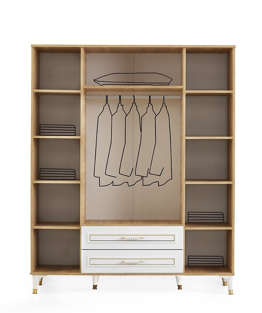 Mimoza 4 Kapılı Dolap