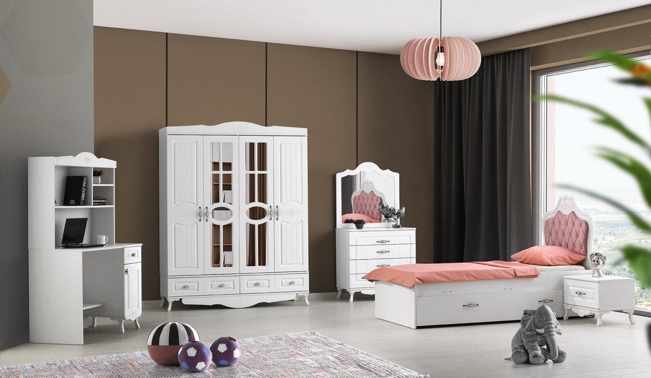 Rüya Country 4 Kapılı Dolap